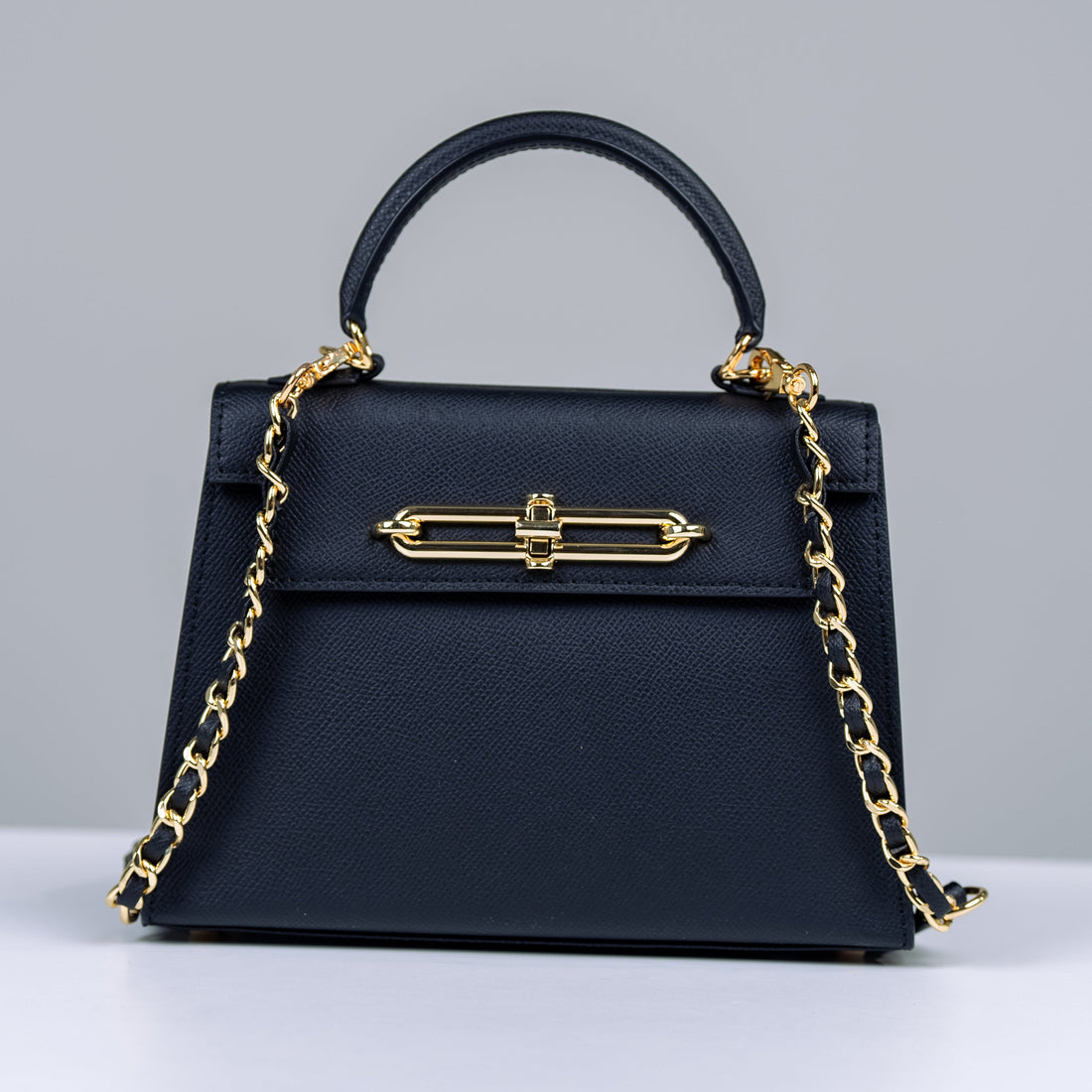GLOWZAA™ Women Leather Hand Bag ( Black )
