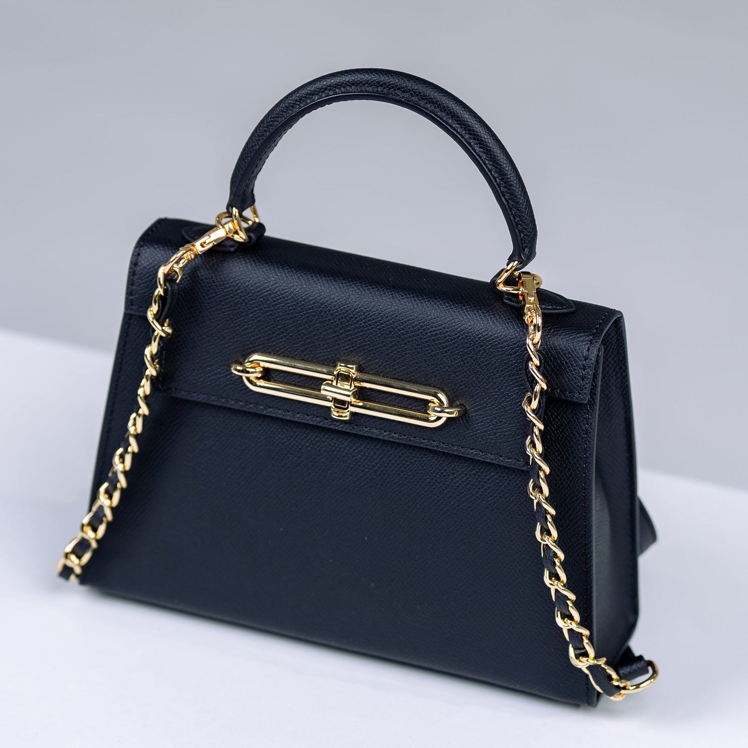 GLOWZAA™ Women Leather Hand Bag ( Black ) (limited)